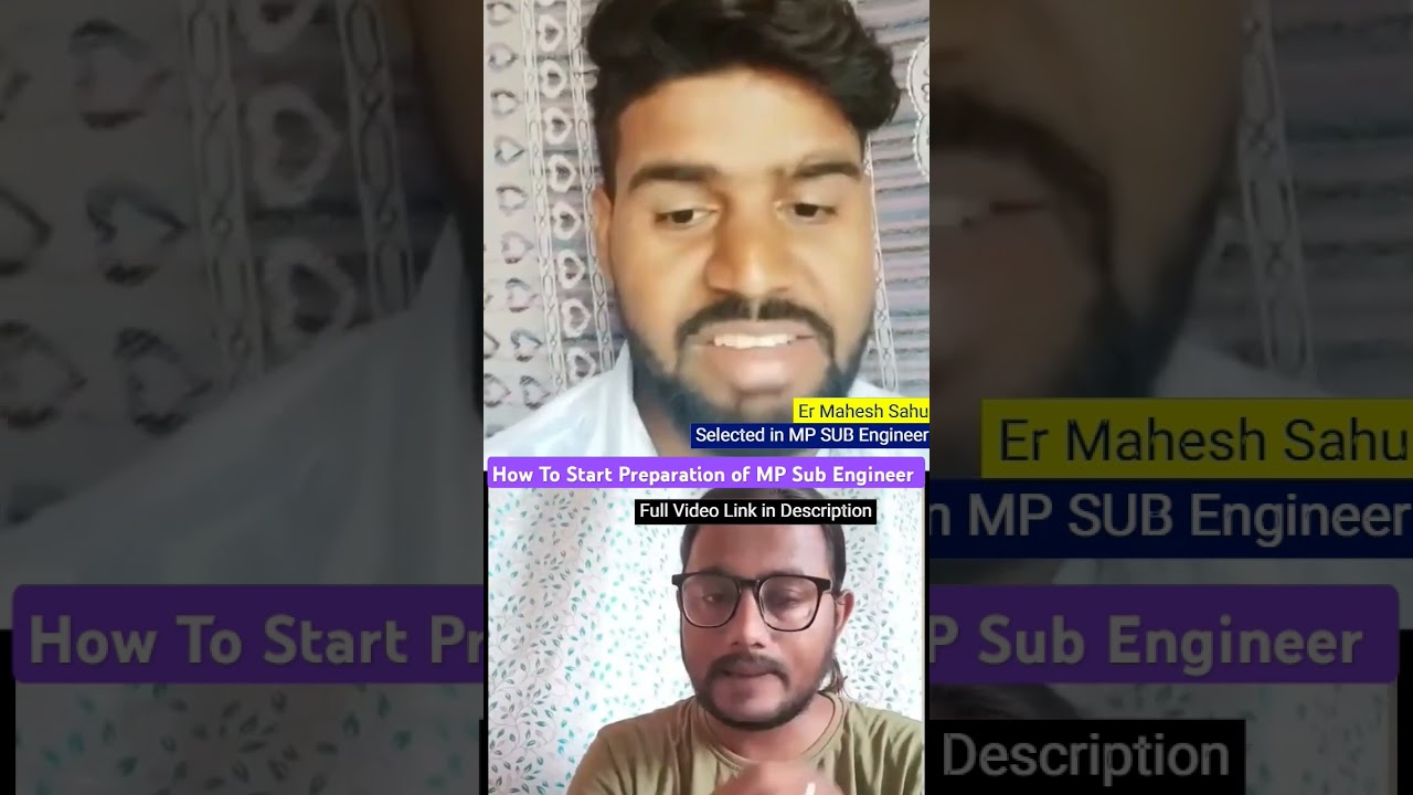 How To Start Preparation of MP Sub Engineer | SSC JE  | RRB JE | CIVIL ENGINEERING | #mpsubengineer