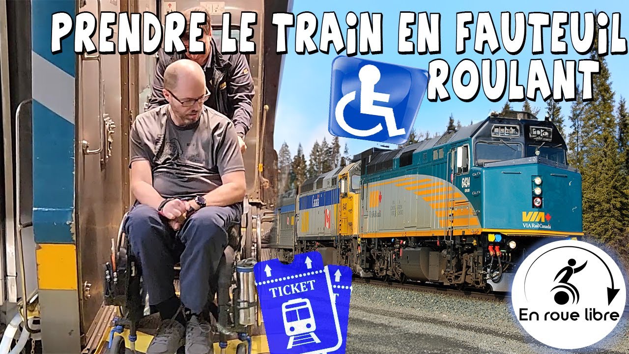 ♿Prendre le train en fauteuil roulant!
