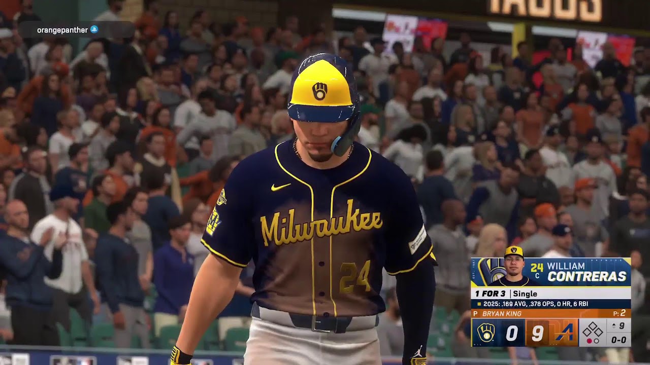 MLB The Show 25 ESN AAA s33 Playoffs Round 2 Brewers @ Astros G3