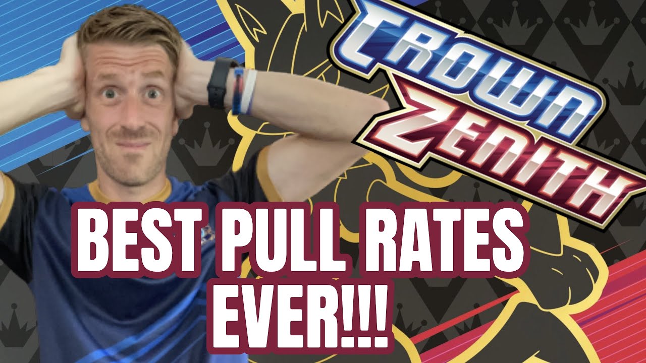 CROWN ZENITH PULL RATE DATA REVEALED!!! The Newest Pokemon Set is BONKERS!!!