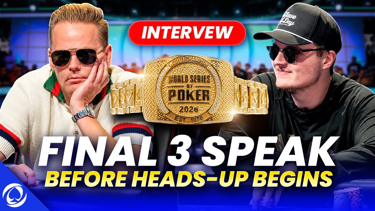 HEADS-UP In the 2026 WSOP Main Event! Who will win $10 MILLION?
