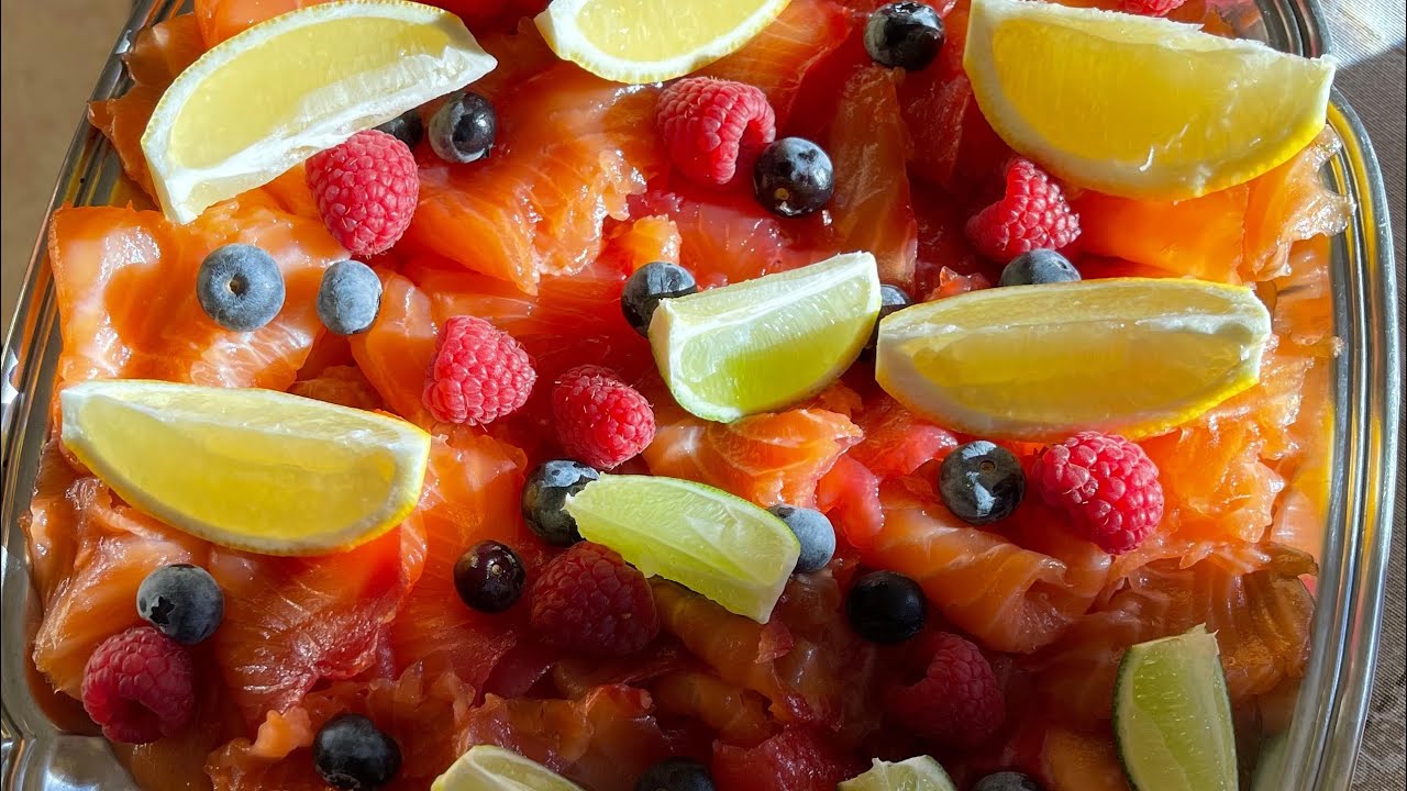 Salmone marinato - Gravlax Svedese