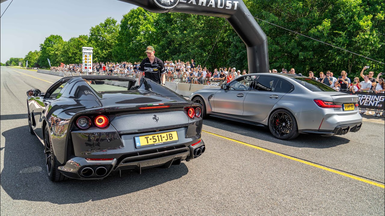 Novitec Exhaust Ferrari 812 GTS vs. BMW M3 G80 vs. Audi RS6 C7 vs. Mercedes E63S AMG vs. BMW M8 Comp