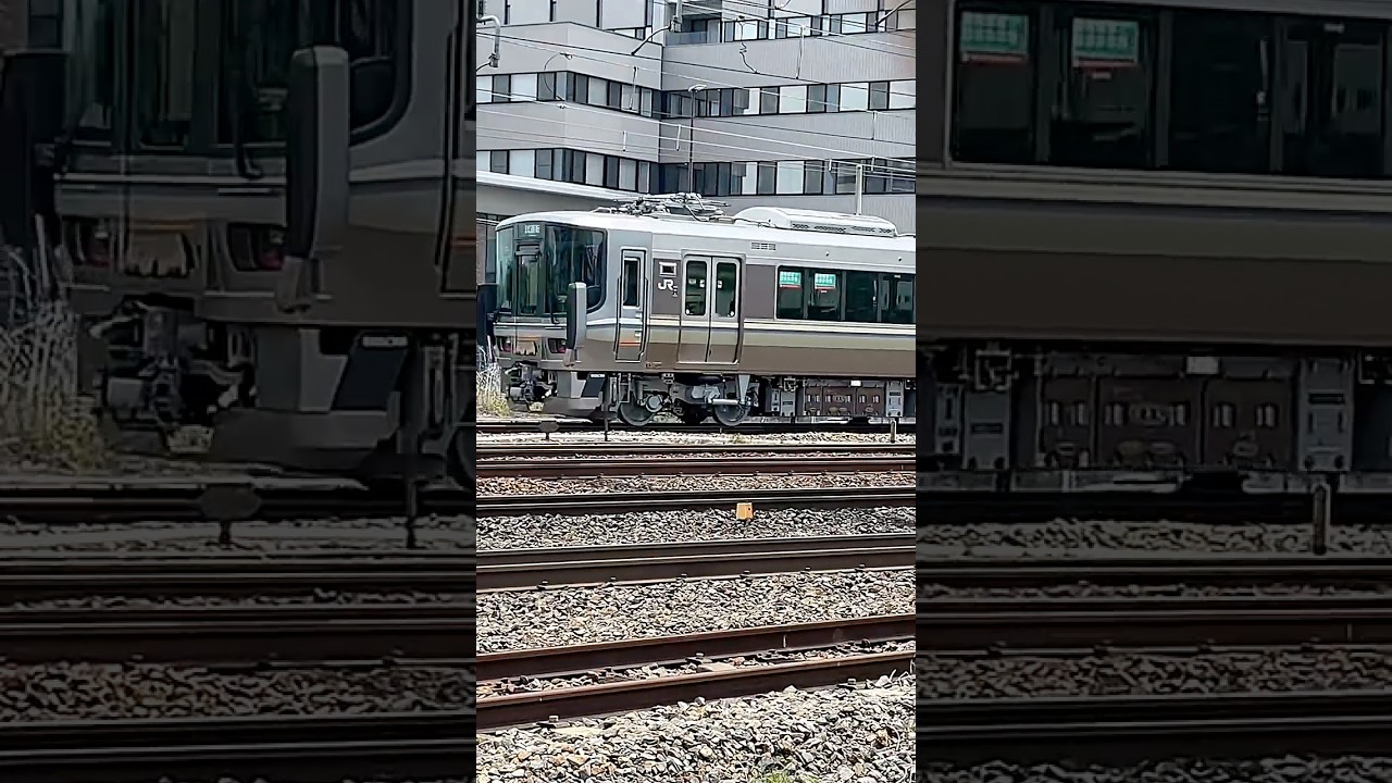 【JR茨木駅】機器更新？223系5500番台（試運転）2025.7.1#shorts#jr西日本#撮り鉄
