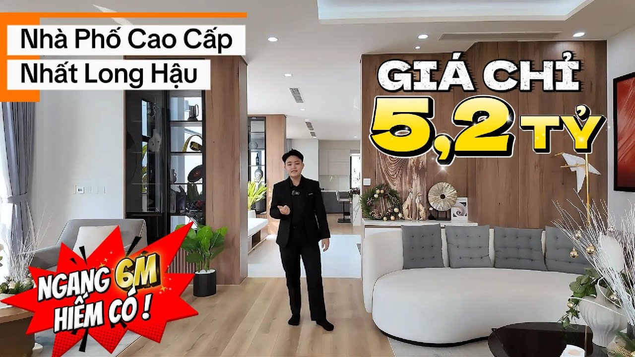 T&T City Millennia | XEM THỰC TẾ Nhà Phố Thông Minh 6x20 tại Long Hậu GIÁ CHỈ 5,2 TỶ