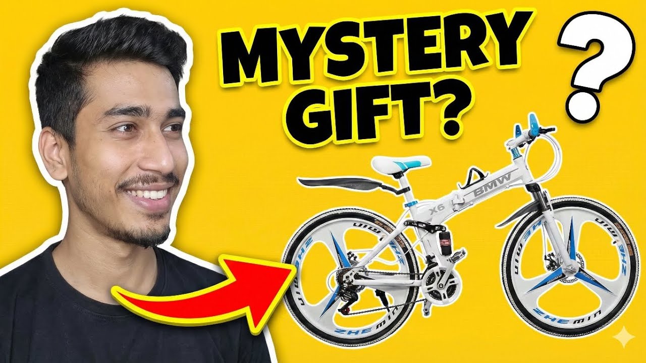 ​I Got a MYSTERY GIFT! 😱 (Unboxing BMW Foldable Cycle)