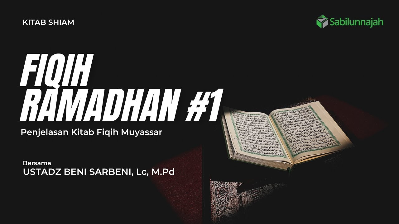 [LIVE]  KITAB SHIAM #1 - Fiqih Puasa Ramadhan