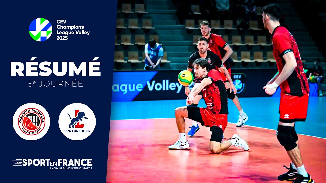 🏐 Le r&eacute;sum&eacute; de CHAUMONT - L&Uuml;NEBURG (J5) | CEV Ligue des Champions masculine 2024/25