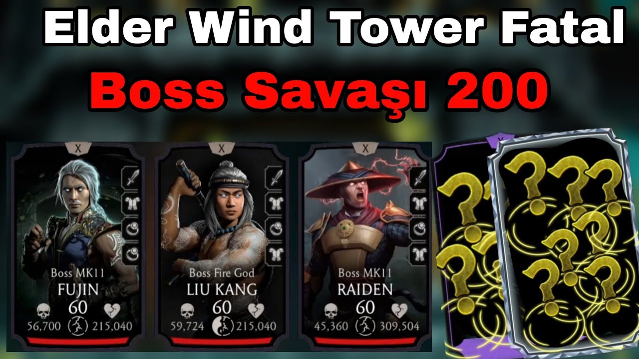 ŞANSIN DİBİNE VURDUM | Elder Wind Tower Fatal Final Savaşı | Mk Mobile