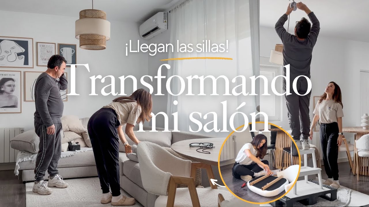 SAL&Oacute;N &iexcl;PATAS ARRIBA! | C&oacute;mo transformar un comedor peque&ntilde;o 🤍 (cambio real)