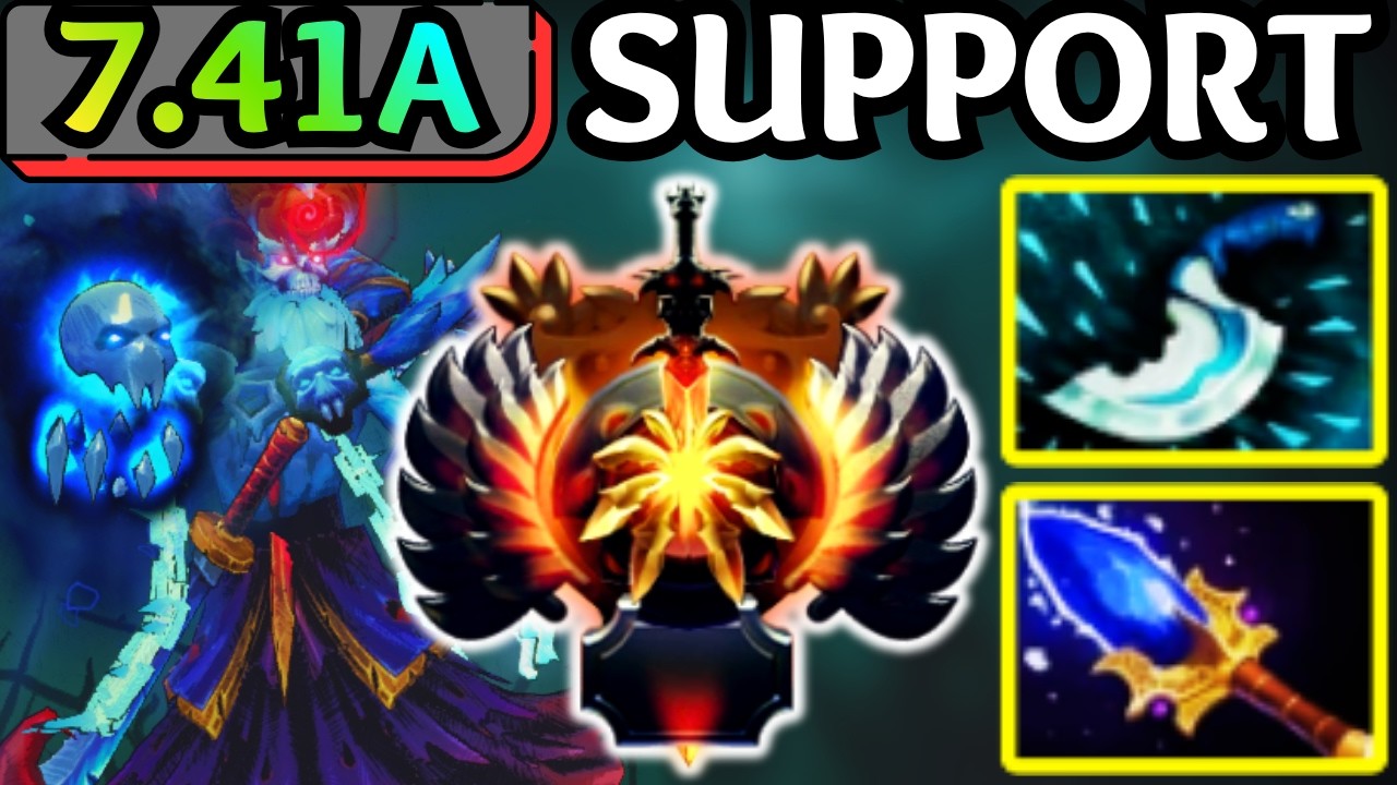 🔥 BROKEN LICH Hard Support &mdash; Easy Wins Gameplay NEW Patch 7.41a 🔥 Dota 2 Support