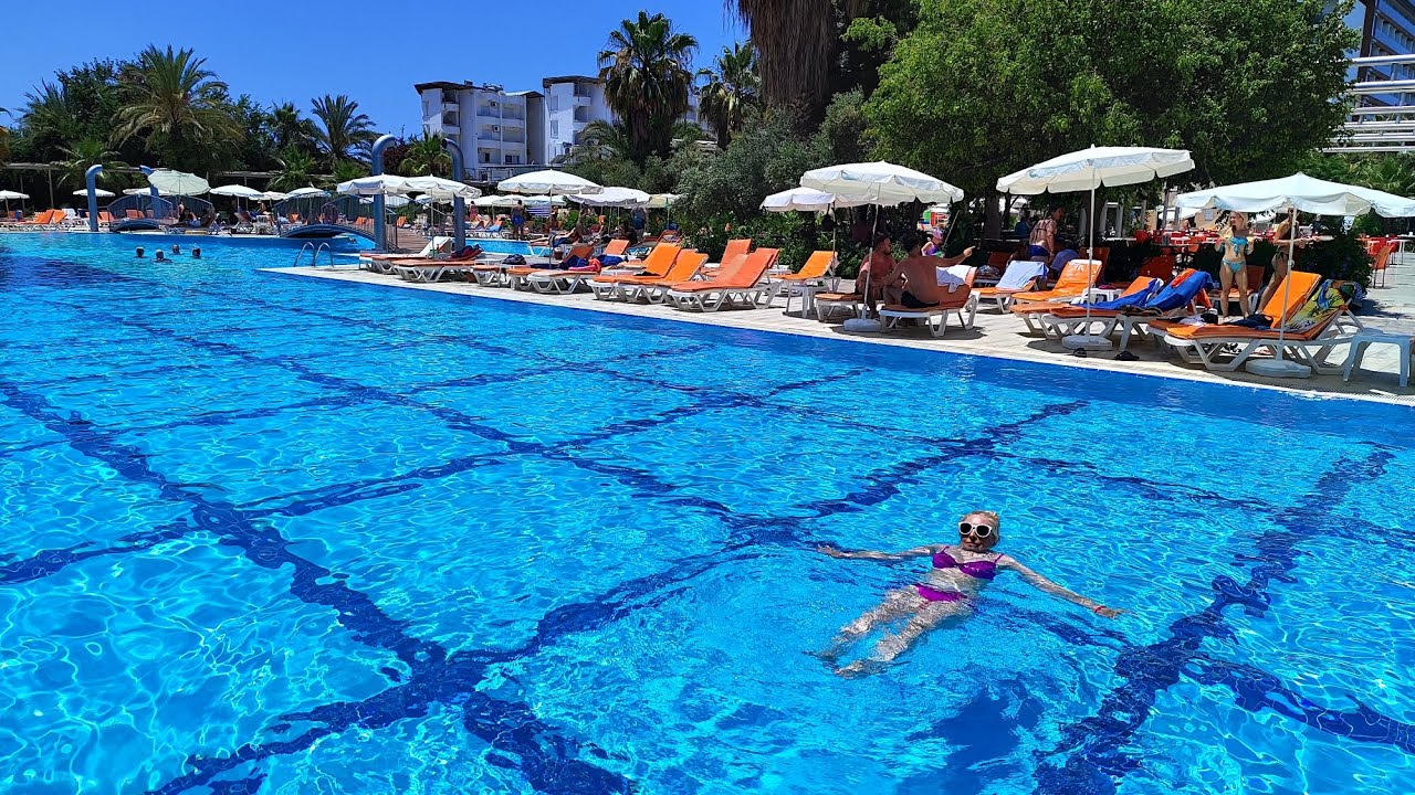 Hedef Resort Hotel & Spa. Konakli (Alanya). Очень короткий обзор территории отеля. 06.2025.