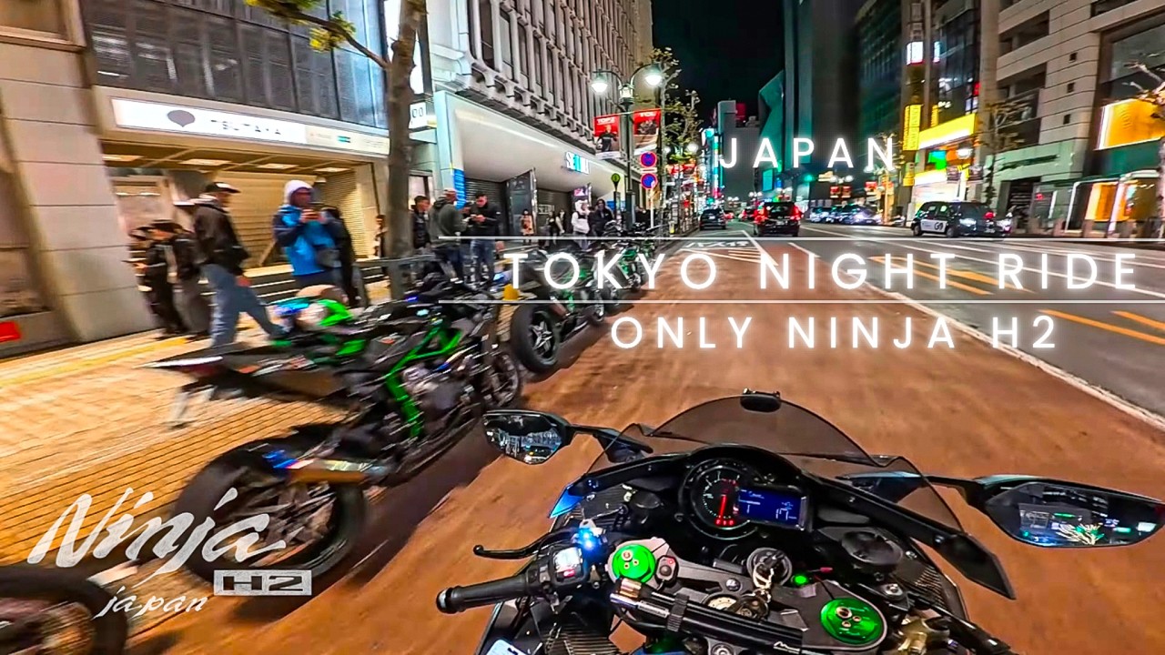 ONLY Ninja H2 Tokyo Night Ride  Episode 106/東京/Japan/Kawasaki Ninja H2【4K】