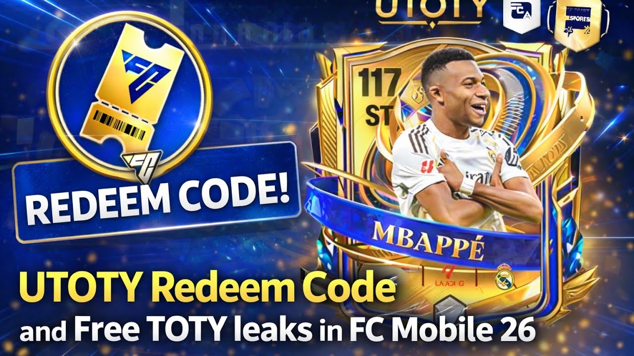 Утечка информации о промокодах UTOTY и бесплатных TOTY в FC Mobile 26