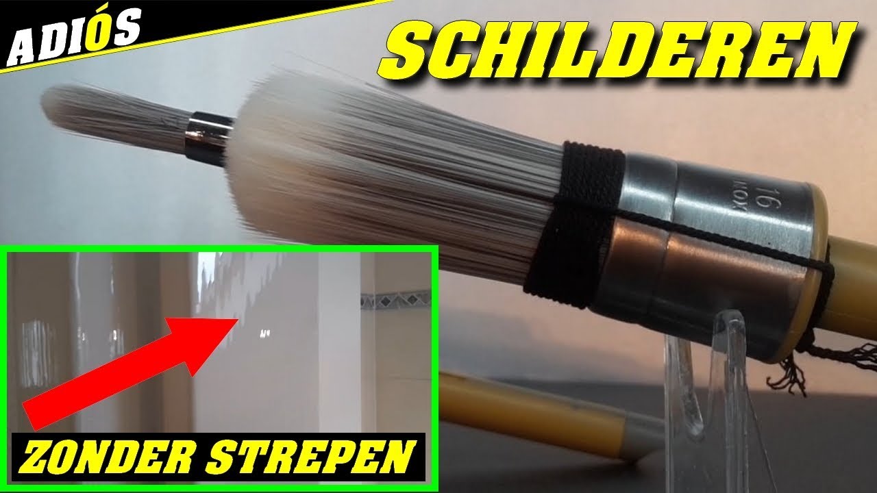 SCHILDEREN ZONDER STREPEN~ Deze kwast heb jij nodig!!