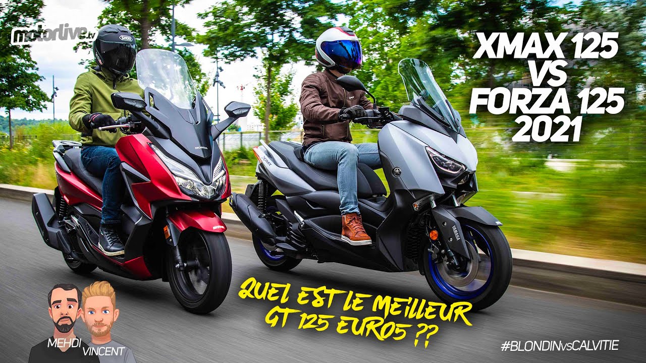 YAMAHA XMAX 125 vs HONDA FORZA 125 l DUEL MOTORLIVE