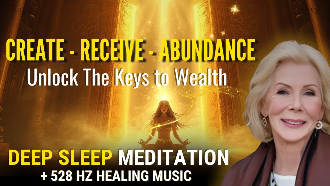 4 Secret Keys to Wealth | Louise Hay Sleep Mediation, Affirmations for Money & Abundance
