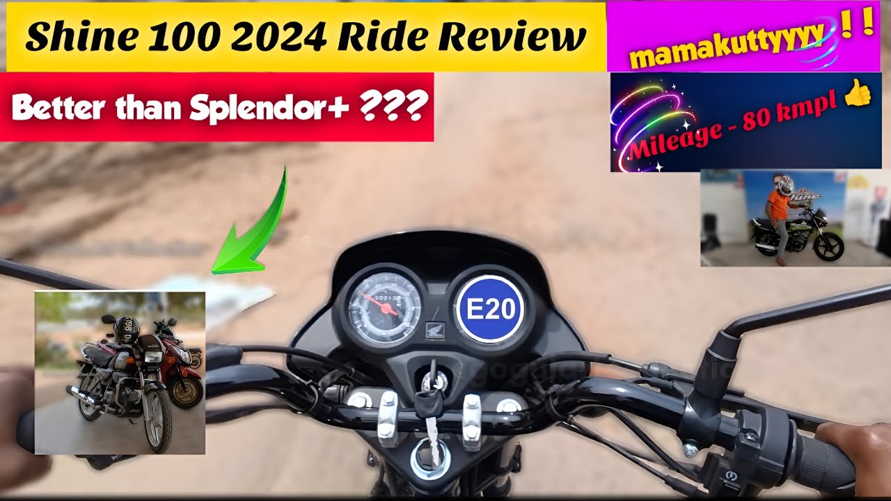 Shine 100 2024 Model Top Speed|Ride Experience Review Tamil_Auto_Log