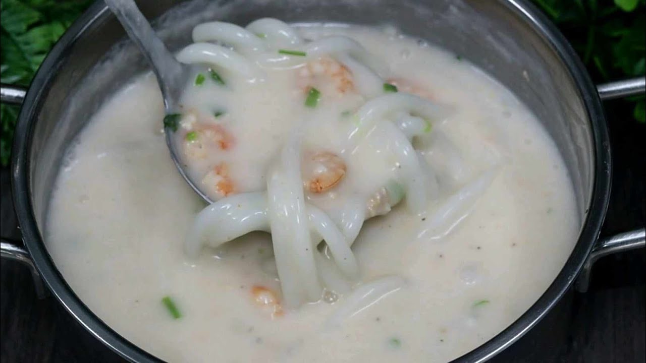 Bánh Canh Tôm Nước Cốt Dừa miền tây đơn giản mà ngon
