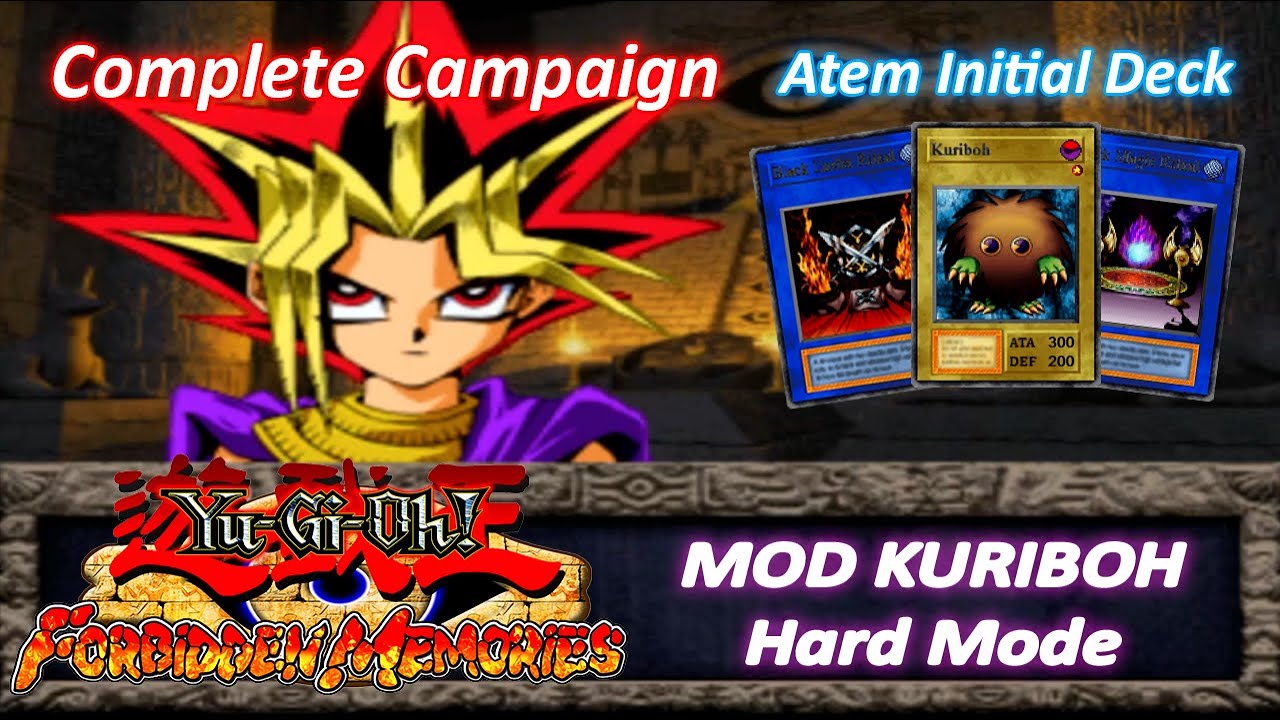 YU-GI-OH! FORBIDDEN MEMORIES MOD KURIBOH BETA | HARD MODE | COMPLETE CAMPAIGN | NO FREE DUEL