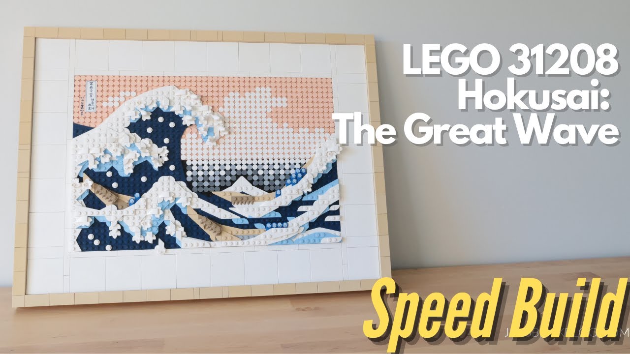 LEGO 31208 Hokusai: The Great Wave built in 6 minutes!