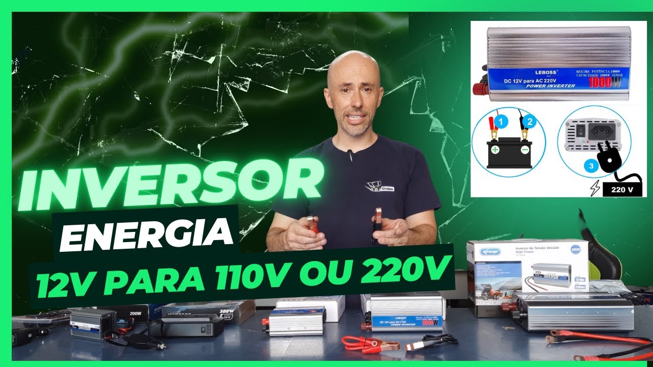 Entenda como funciona um inversor de 12v para 110v ou 220v e as diferen&ccedil;as e capacidades deles..