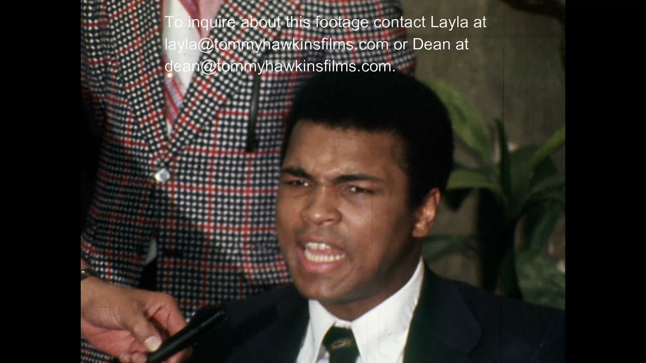 1972 Muhammad Ali  Recites Poem 