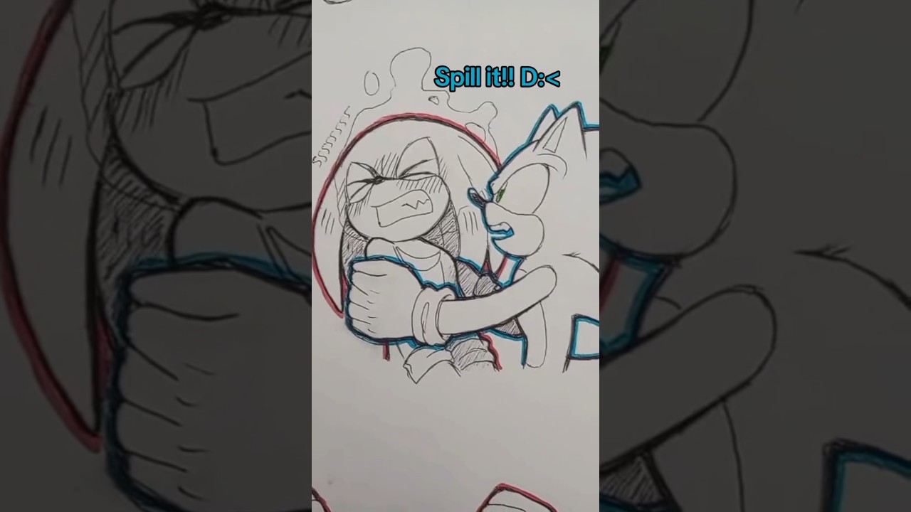 Nobody is shocked except Knuckles himself #sonicthehedgehog #knucklestheechidna #knuxouge #rouge