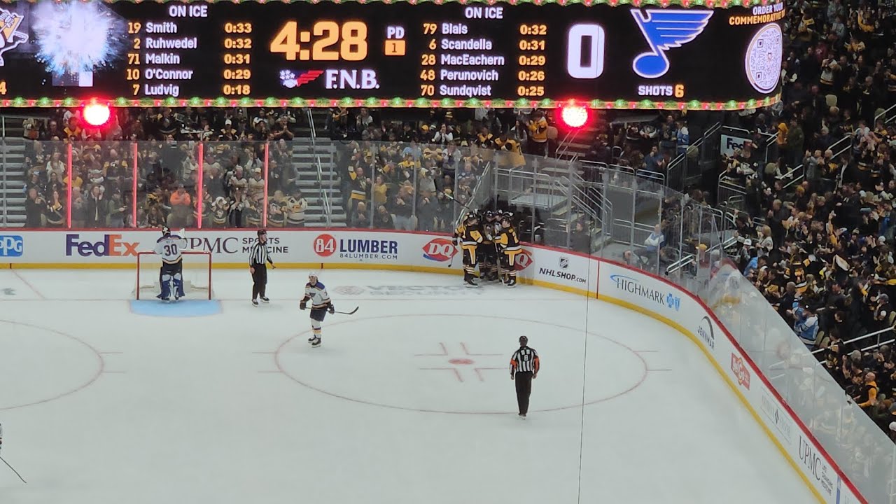 Pittsburgh Penguins LIVE Goal Horn! (12/30/23)