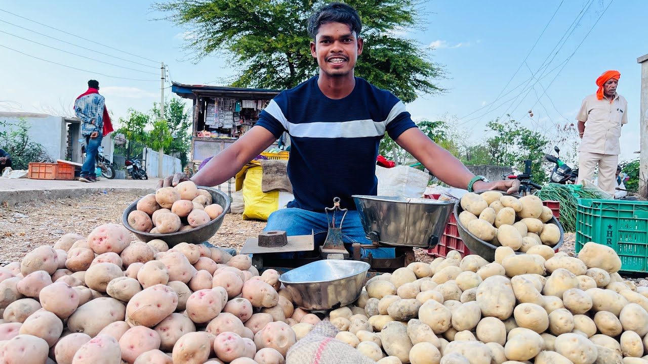 Today I Bought And Sell *100kg Potato's* How Much Profit I Got After Sell!!
