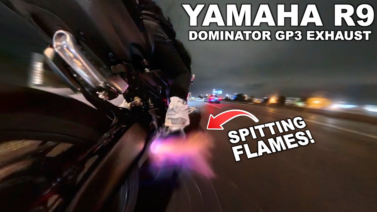 2025 YAMAHA R9 DOMINATOR GP3 ПОЛНАЯ СИСТЕМА ВЫПУСКА И ПРОШИВКА ЭБУ УСТАНОВКА И ОБЗОР!