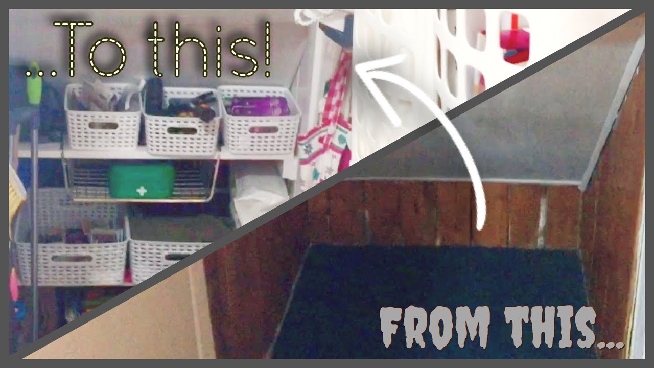 Transforming our Under-Stairs Cupboard / How to Maximise Storage / IKEA Storage Solutions