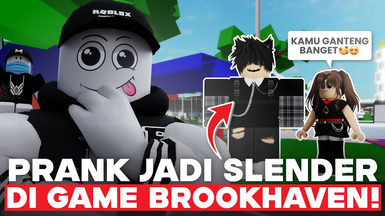 MIMIN PRANK JADI SLENDER LAGI DI BROOKHAVEN!!