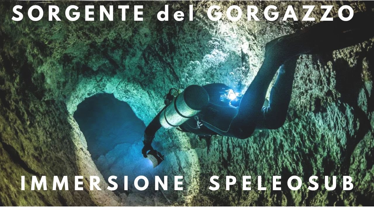 Il Gorgazzo e la Sorgente del fiume Livenza immersione subaquei esplorazione grotta anni 90
