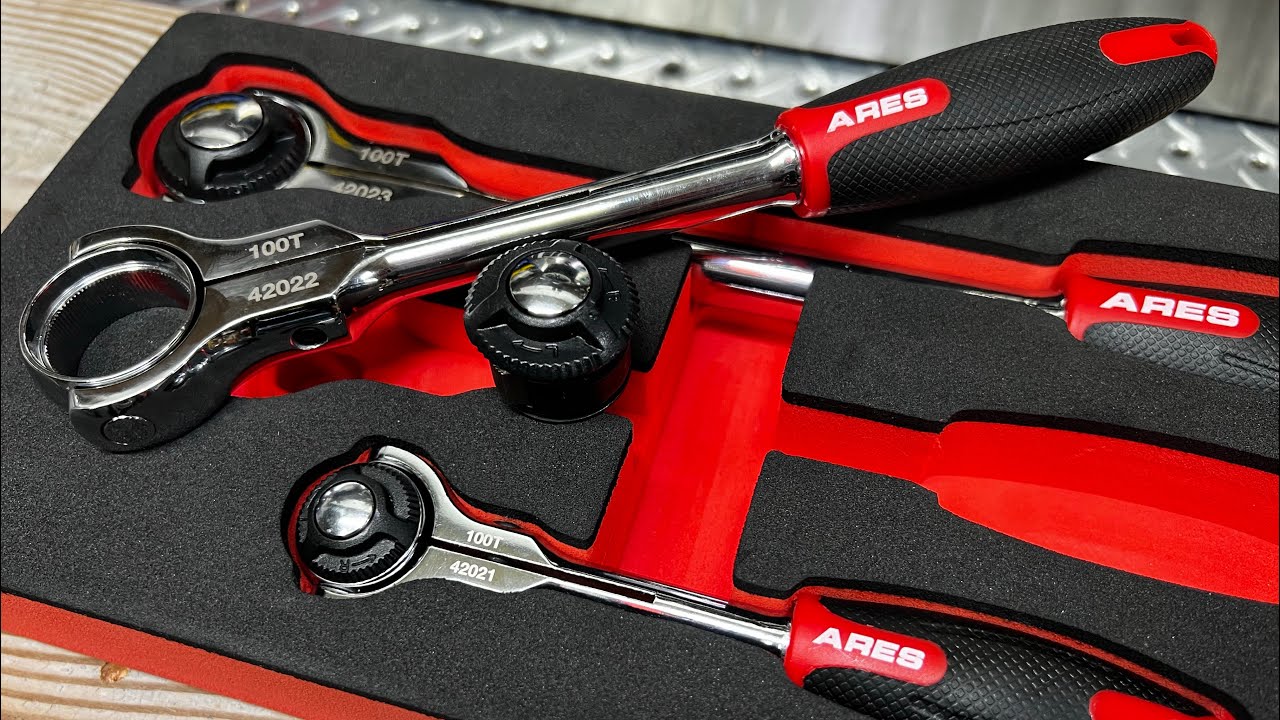 Is the New Ares (#42024) 3-Piece, 100 Tooth Swivel-Head Ratchet Set, the Game Changer?