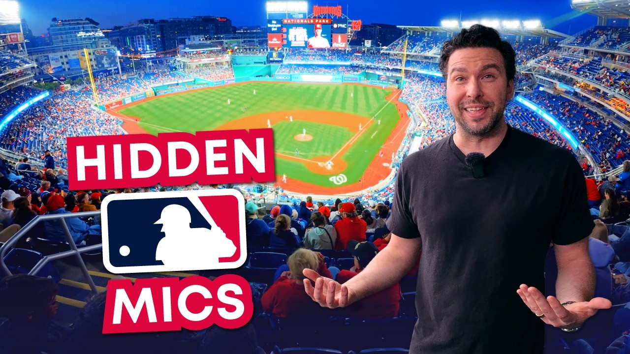 Where Major League Baseball hides its microphones