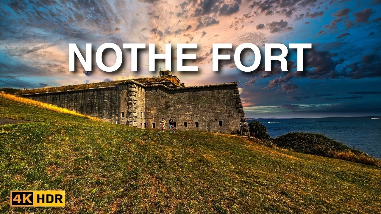 Exploring Nothe Fort, Weymouth Historic Site, 4K HDR Walking Tour