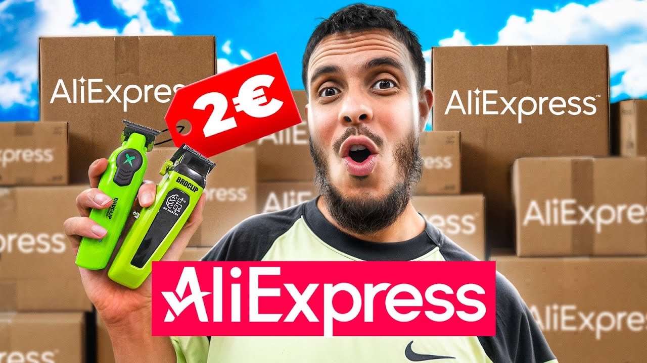 J’AI TESTÉ LES MEILLEURS TONDEUSES D’ALI EXPRESS !! (LA BDR CLIP) 