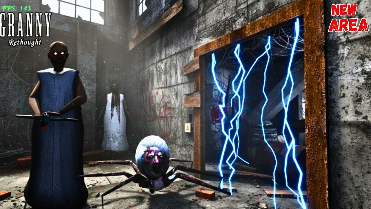 New Escape Area Granny Using Crossbow Rethought (PC) Full Gameplay