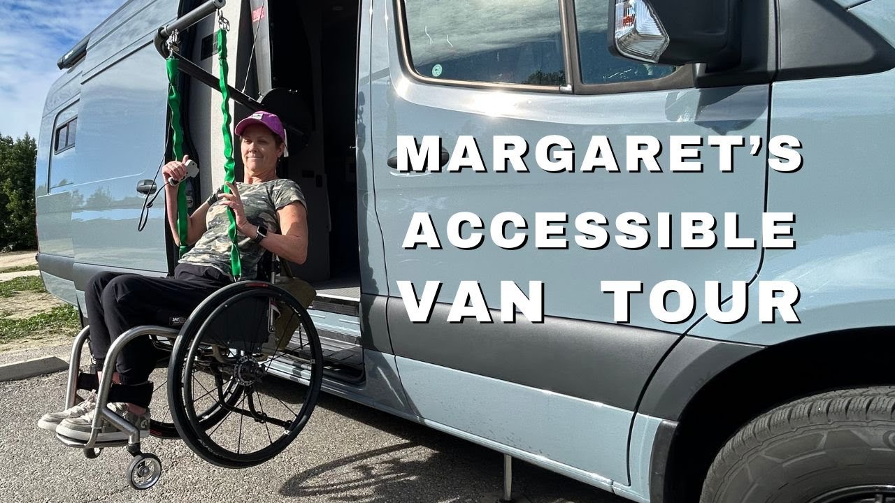 Wheelchair accessible campervan with full bathroom and self  levelling van!  |VANLIFE|