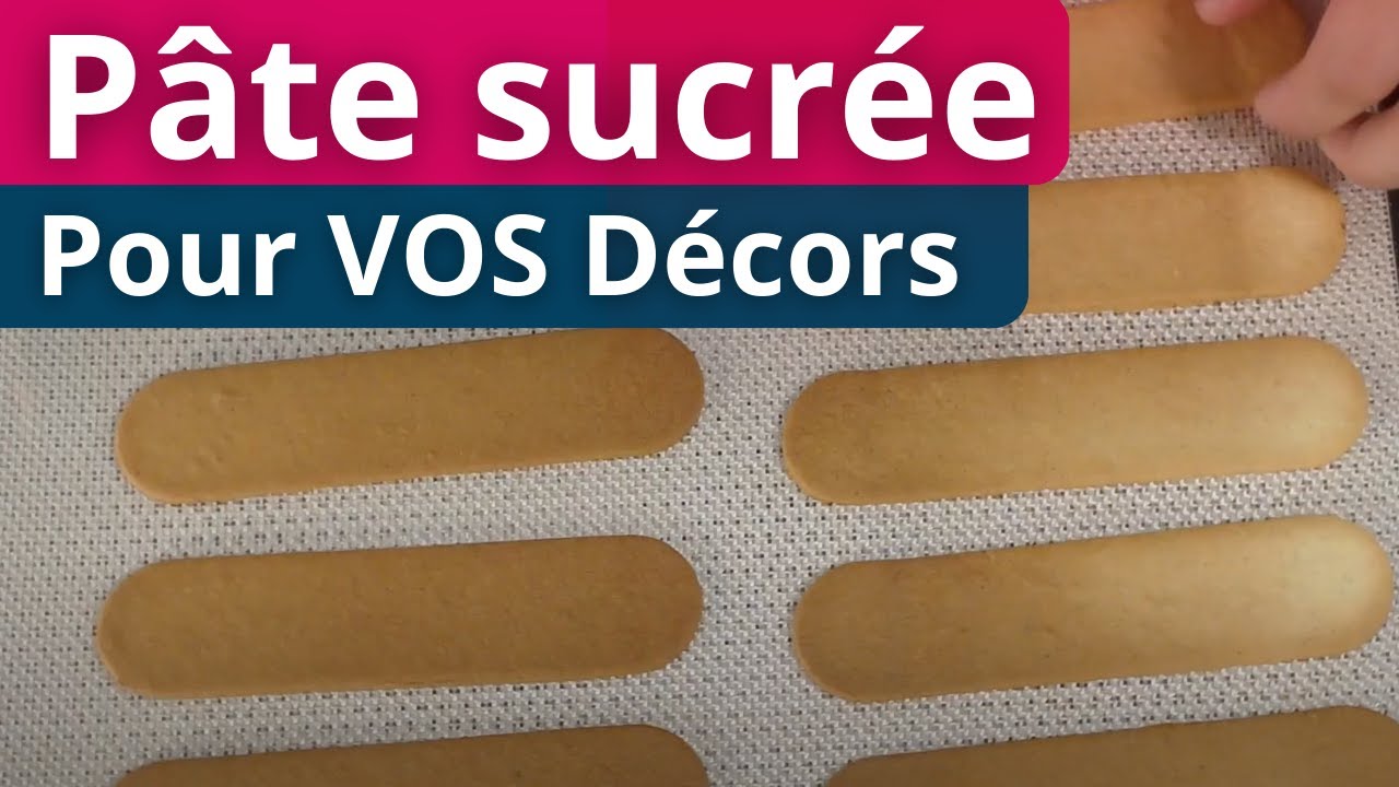 Biscuit Décor CAP : Réalise-le en Pâte Sucrée