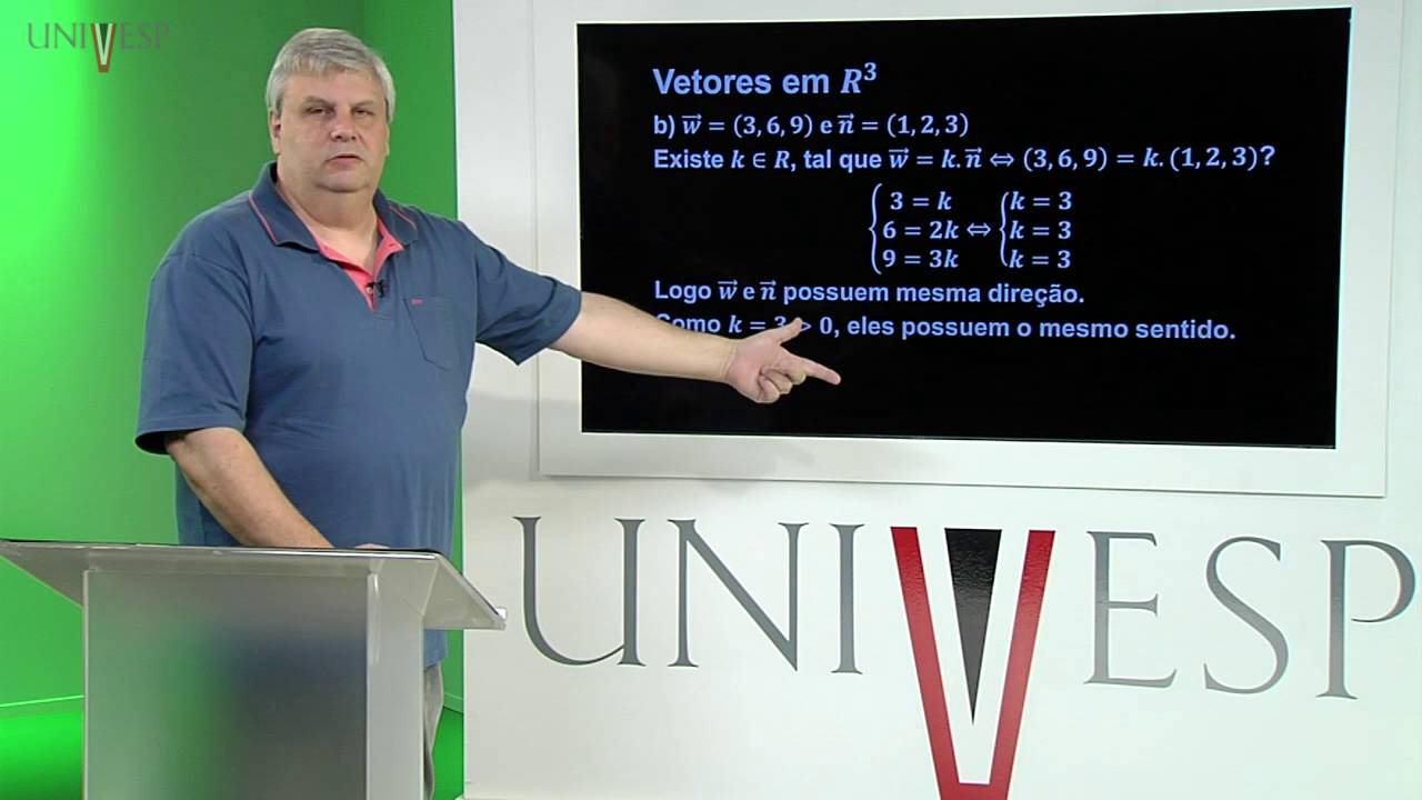 Geometria Analítica - Aula 14 - Vetor no espaço R³