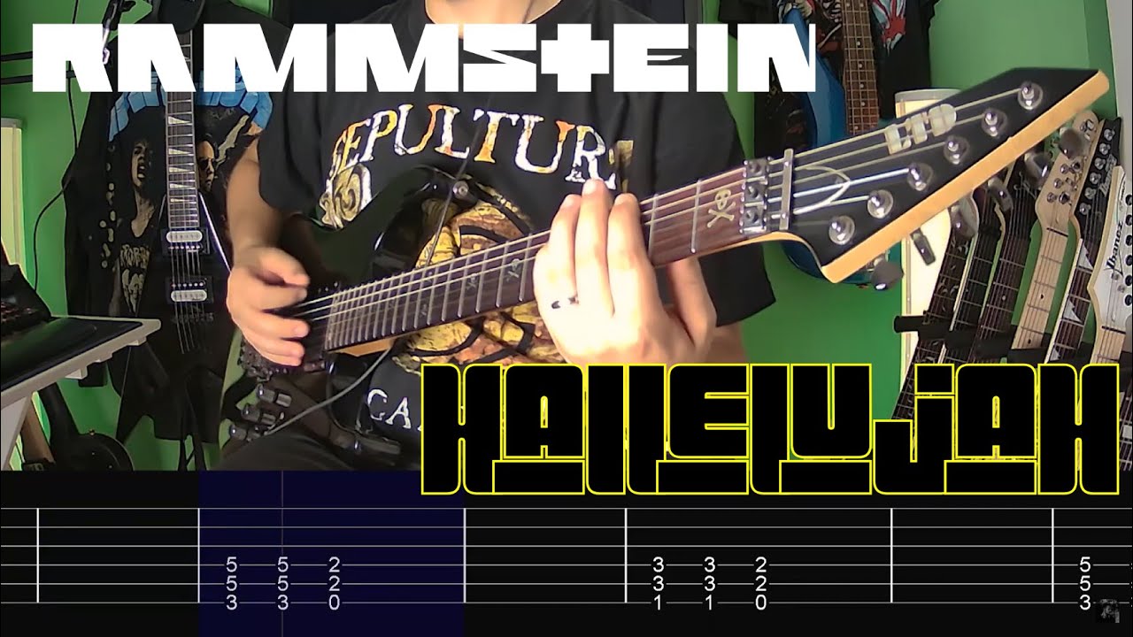 Rammstein - Hallelujah |Guitar Cover| |Tab|