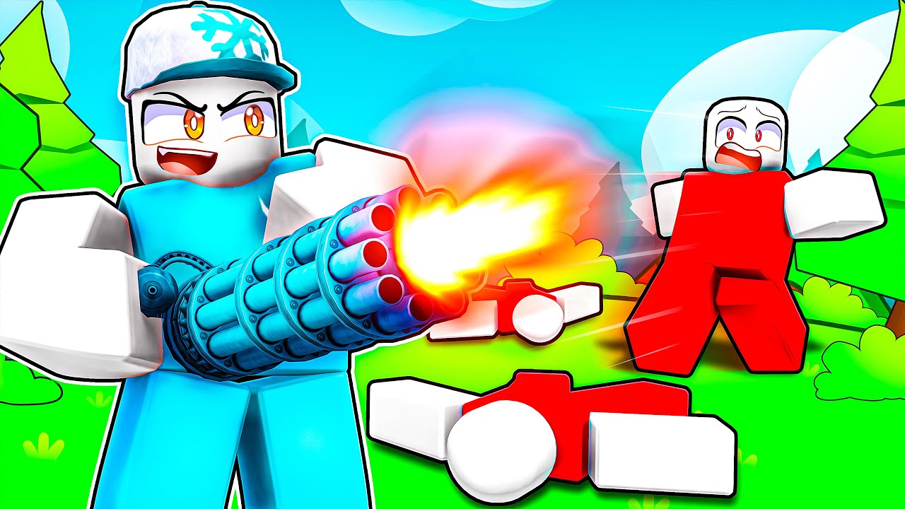 REVISITING The MINIGUN in Roblox FLAG WARS