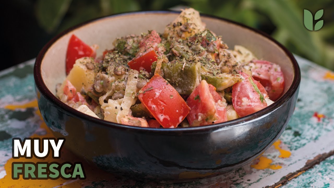 🥔 ¡ENSALADA de PAPA con MAYONESA VEGANA DELICIOSA! - breakvegan