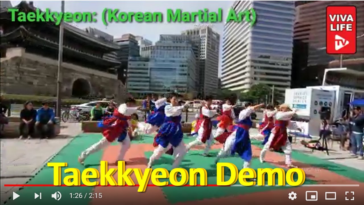 Taekkyeon Demo (Korean Martial Art)