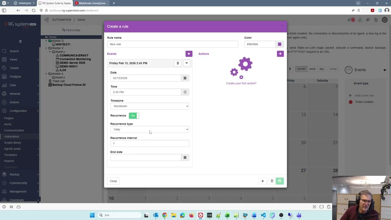 RG System suite - Automation med ReactEngine