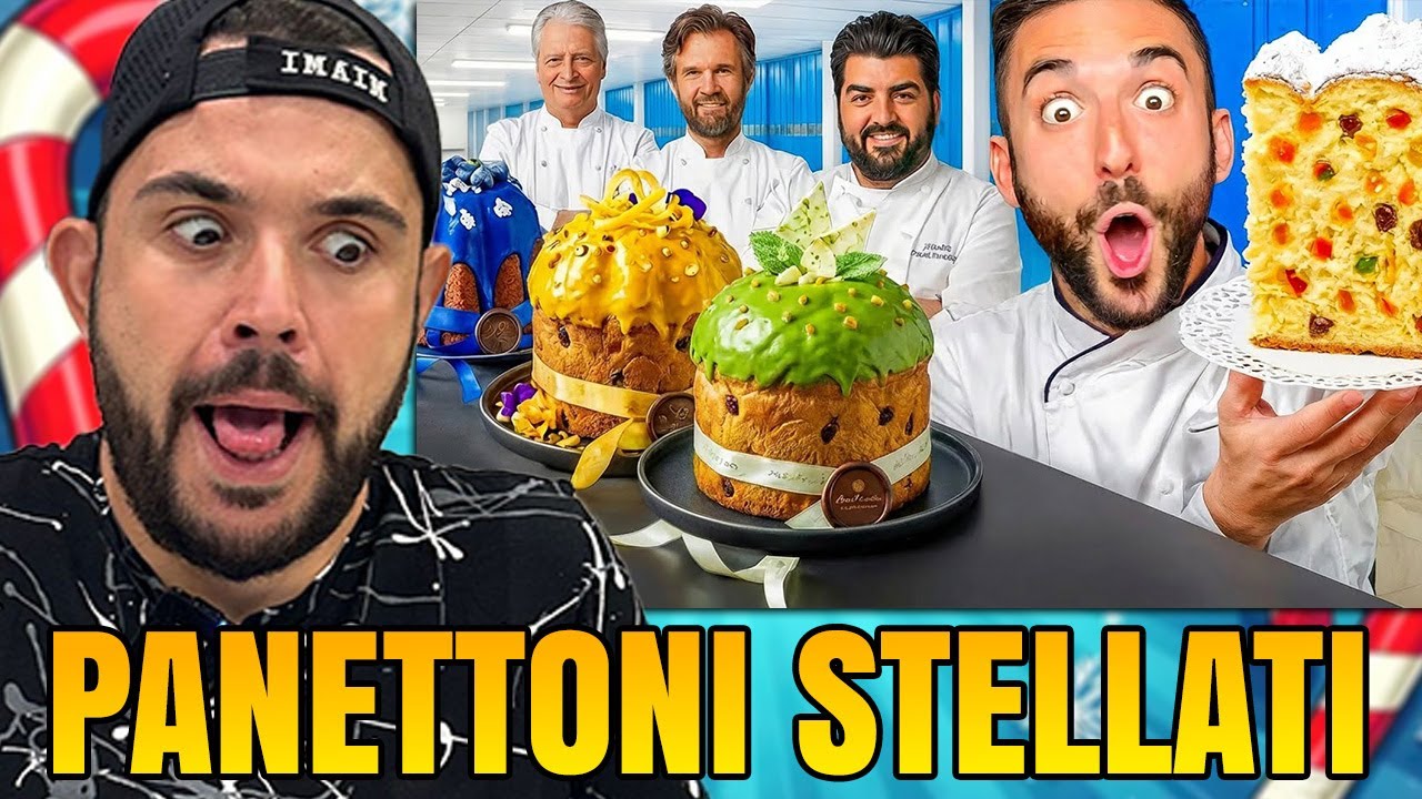 REAGISCO A: Provo TUTTI i PANETTONI STELLATI del 2025!