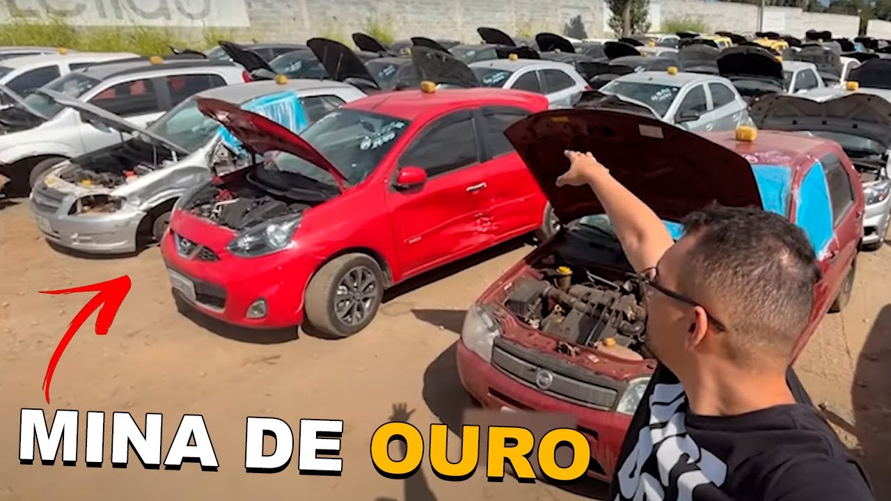 Mina de OURO no leil&atilde;o - Ve&iacute;culos de pequena, m&eacute;dia e grande monta