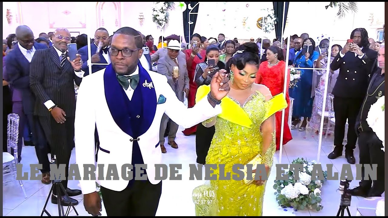 LA SOIREE DU MARIAGE CIVIL ET RELIGIEUX  DE NELSIA ET ALAIN MAKAYA